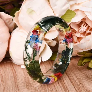 Bracelet en résine effet coquillage pour femmes