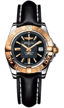 Breitling - Galactic 32 Steel-Rose Gold - Leather Strap