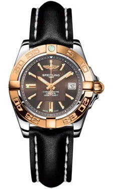 Breitling - Galactic 32 Steel-Rose Gold - Leather Strap