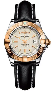 Breitling - Galactic 32 Steel-Rose Gold - Leather Strap