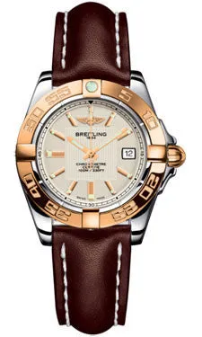 Breitling - Galactic 32 Steel-Rose Gold - Leather Strap
