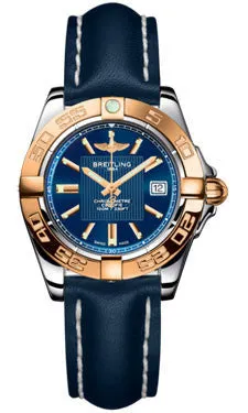 Breitling - Galactic 32 Steel-Rose Gold - Leather Strap