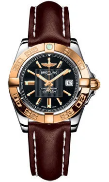 Breitling - Galactic 32 Steel-Rose Gold - Leather Strap