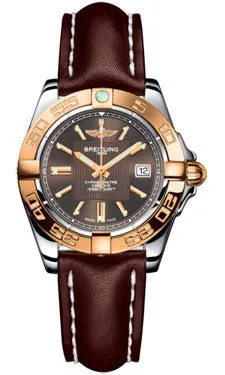 Breitling - Galactic 32 Steel-Rose Gold - Leather Strap