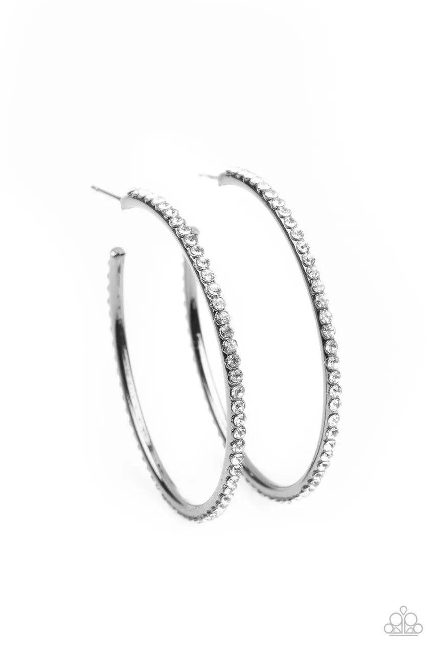 By Popular Vote Black Paparazzi Earrings
