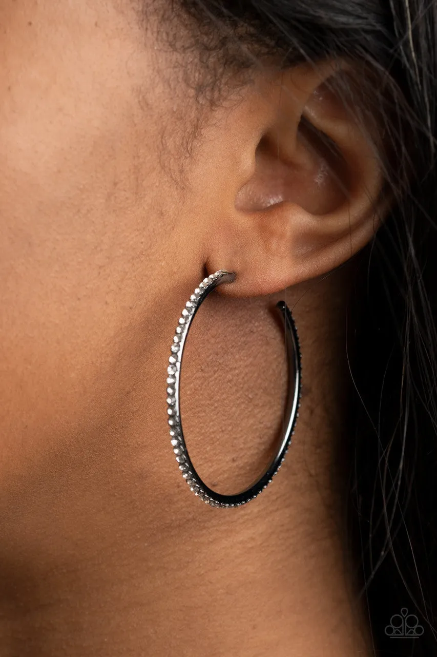 By Popular Vote Black Paparazzi Earrings