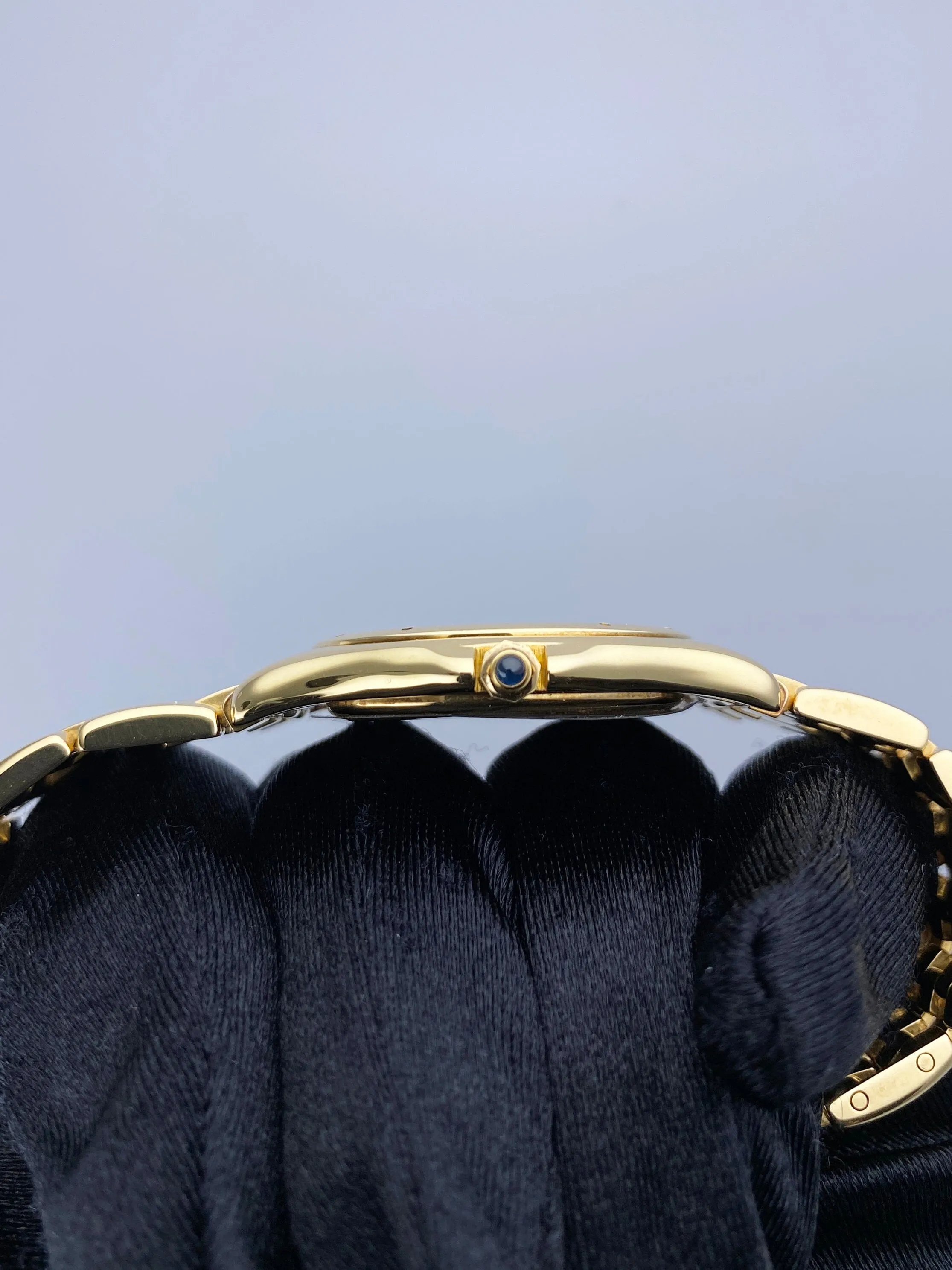 Cartier Cougar Figaro W25013B9 18k Yellow Gold Watch