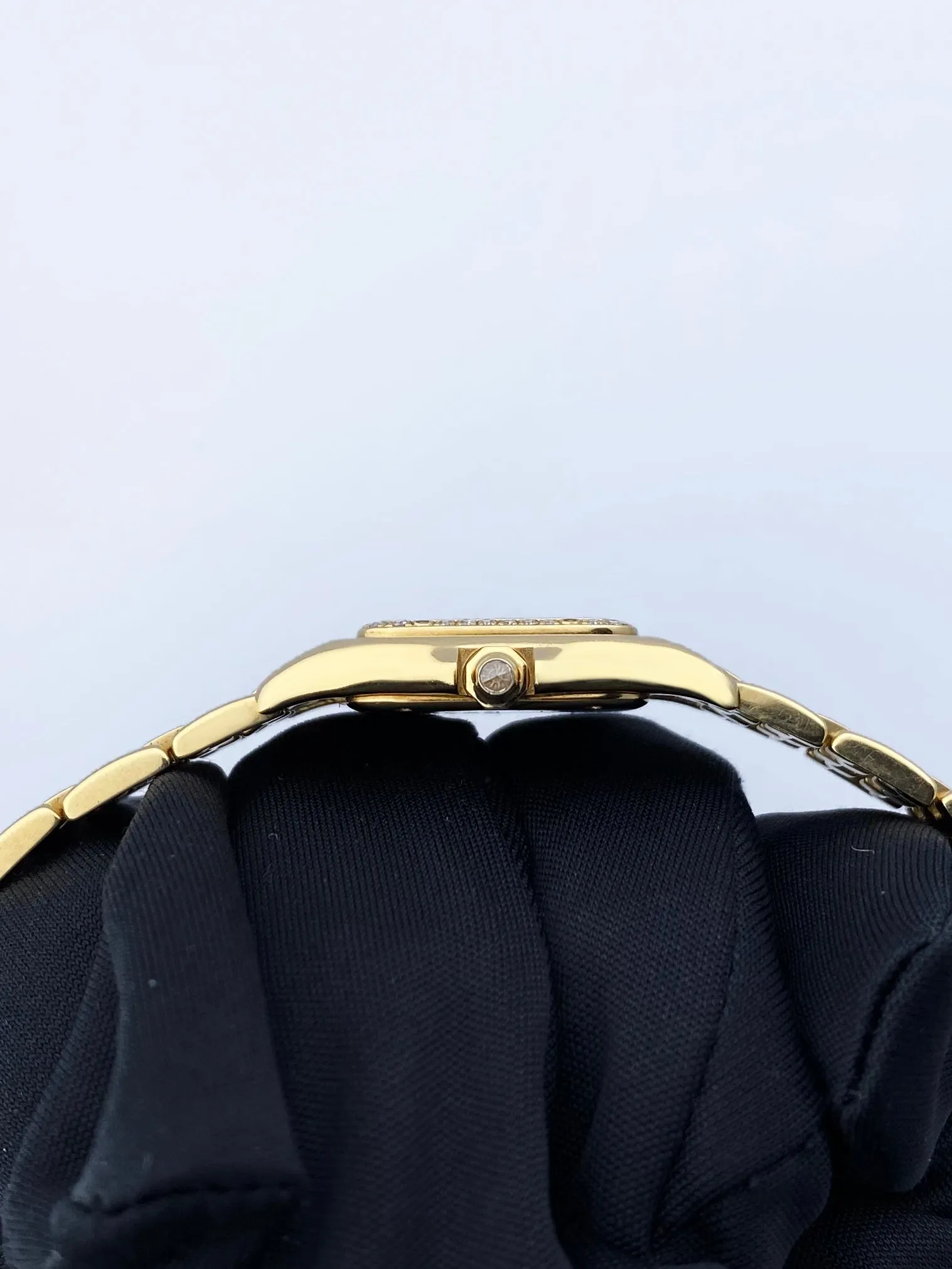 Cartier Panthere 1280 18K Yellow Gold Diamonds Ladies Watch Box Papers