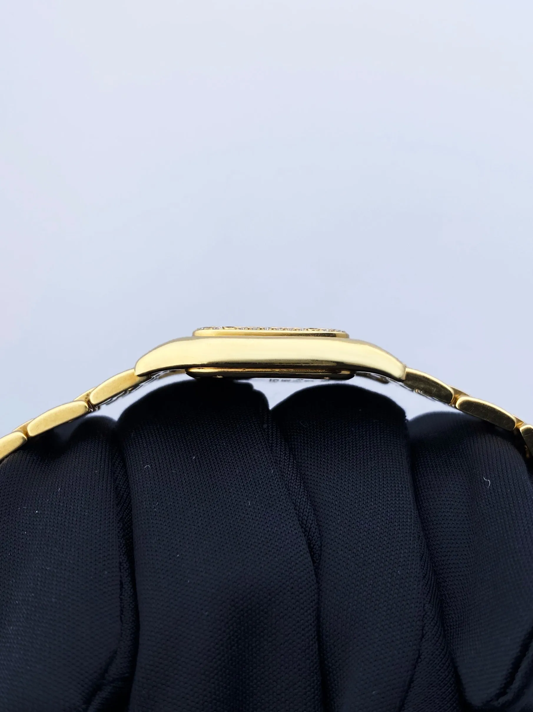 Cartier Panthere 1280 18K Yellow Gold Diamonds Ladies Watch Box Papers