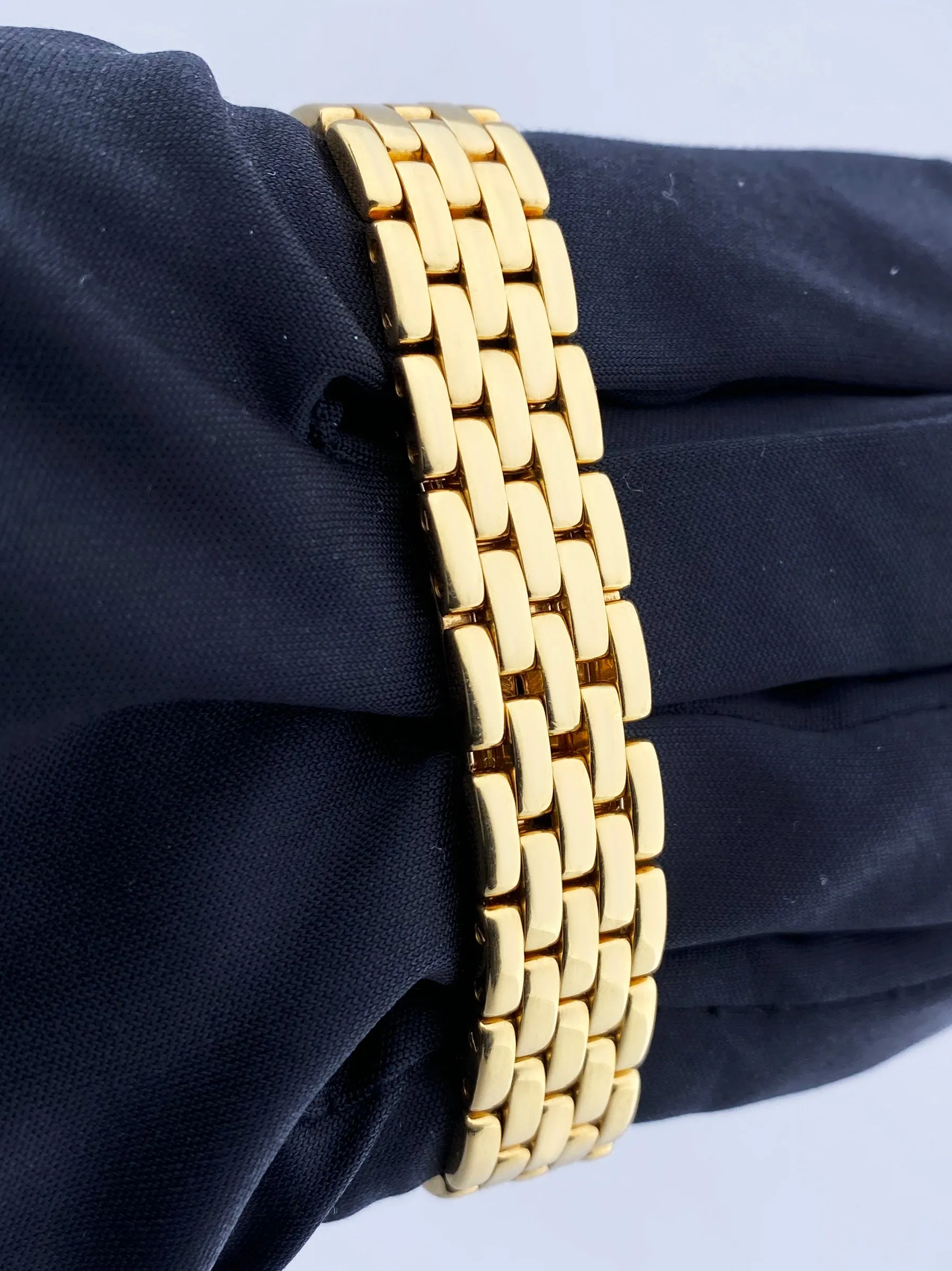 Cartier Panthere 1280 18K Yellow Gold Diamonds Ladies Watch Box Papers