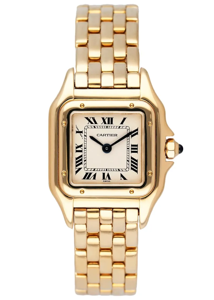 Cartier Panthere 18K Yellow Gold Ladies Watch