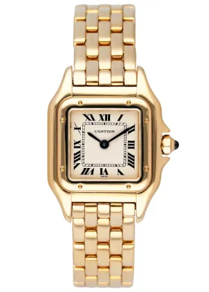 Cartier Panthere 18K Yellow Gold Ladies Watch