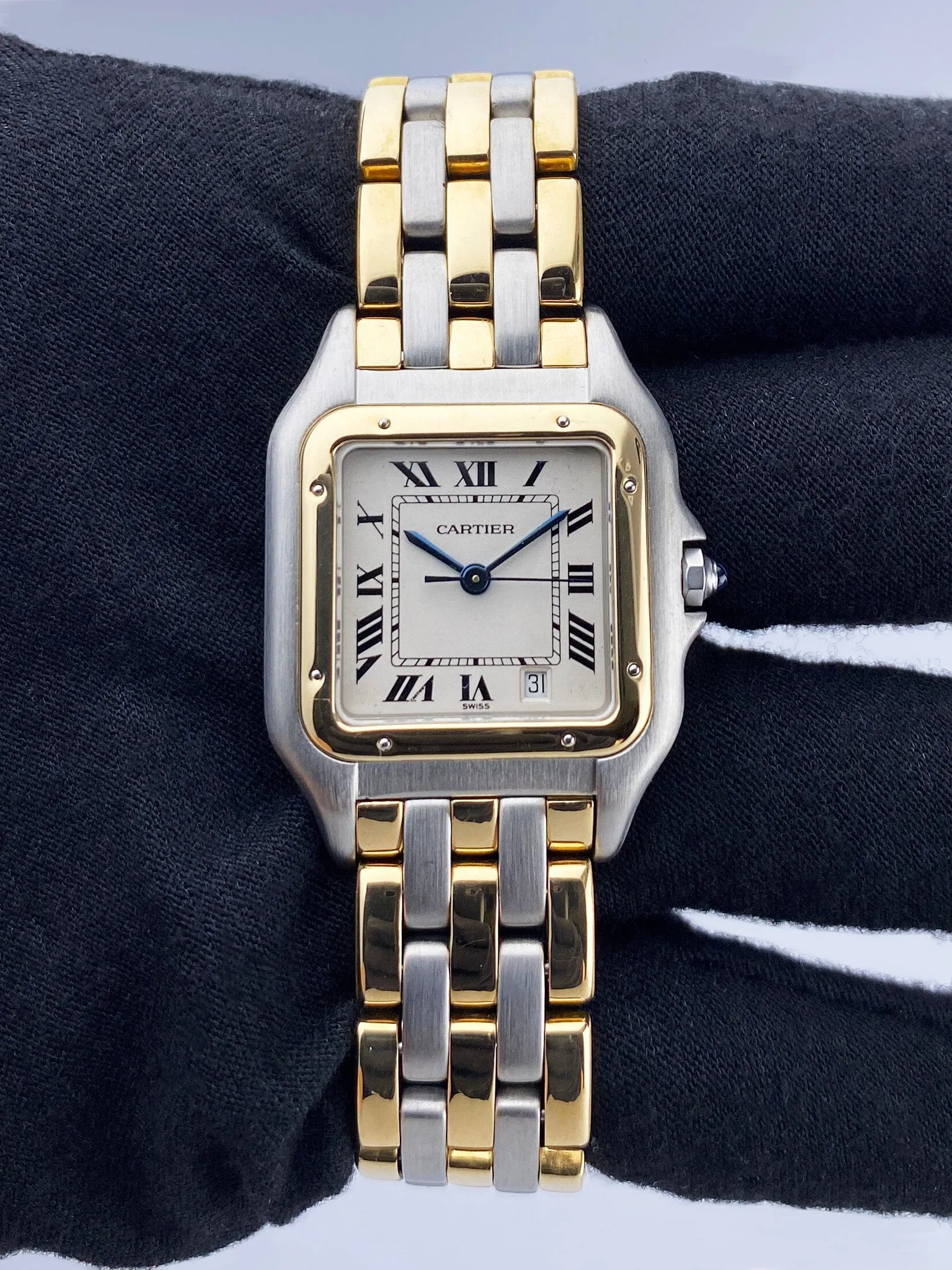 Cartier Panthere 83083244 Three Rows Midsize Ladies Watch
