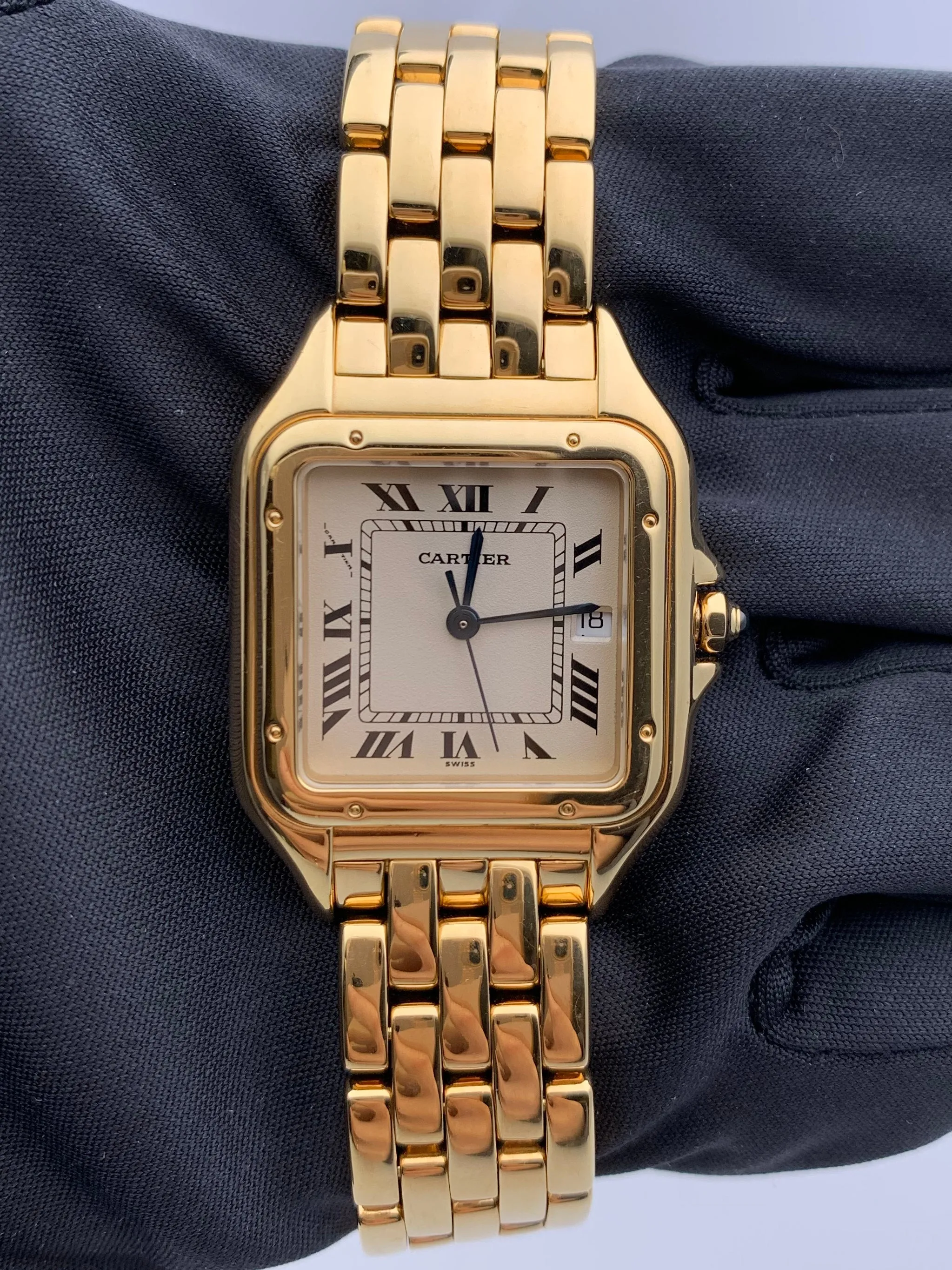 Cartier Panthere 887968 18K Yellow Gold Men's Watch