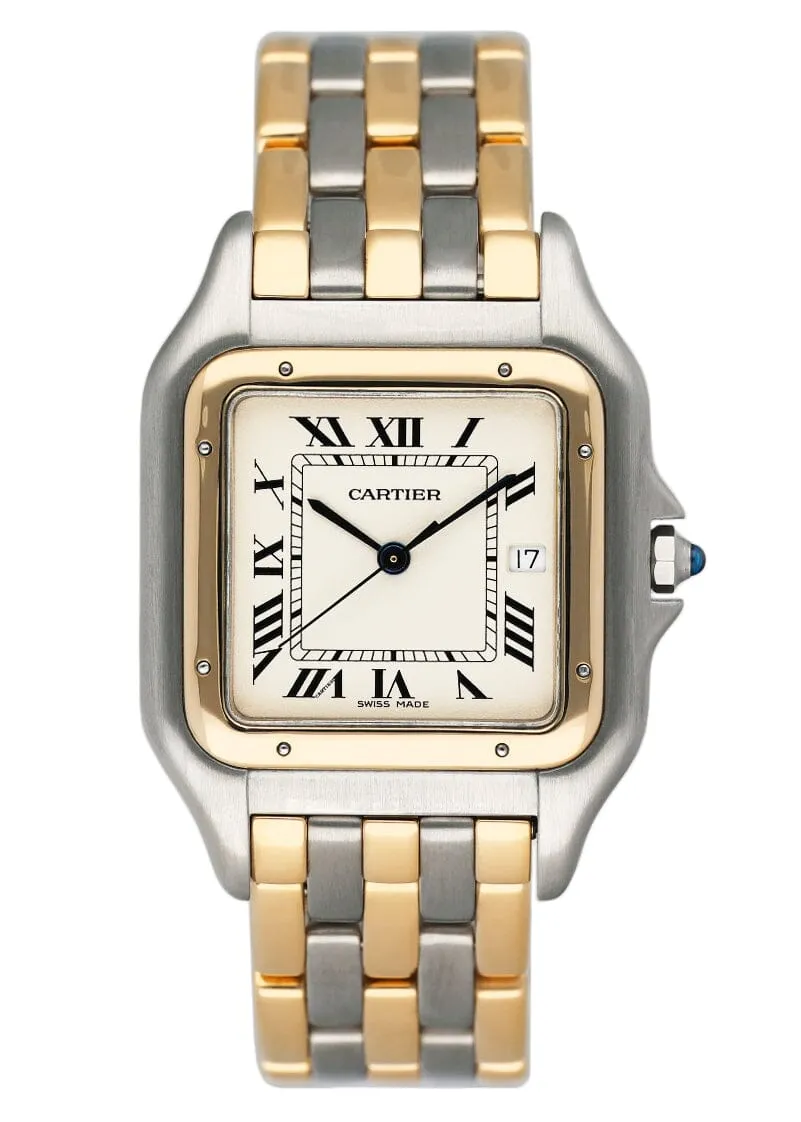 Cartier Panthere Jumbo 83957 Three Row Mens Watch