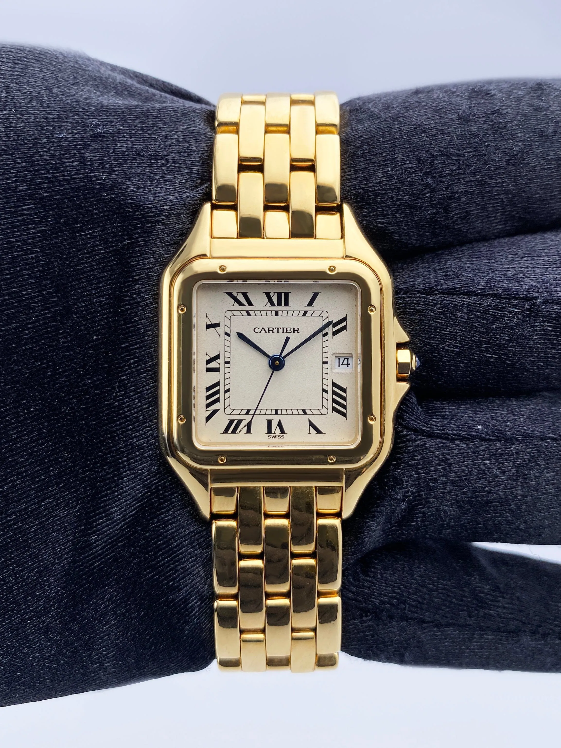 Cartier Panthere Large 18K Yellow Gold Mens Watch