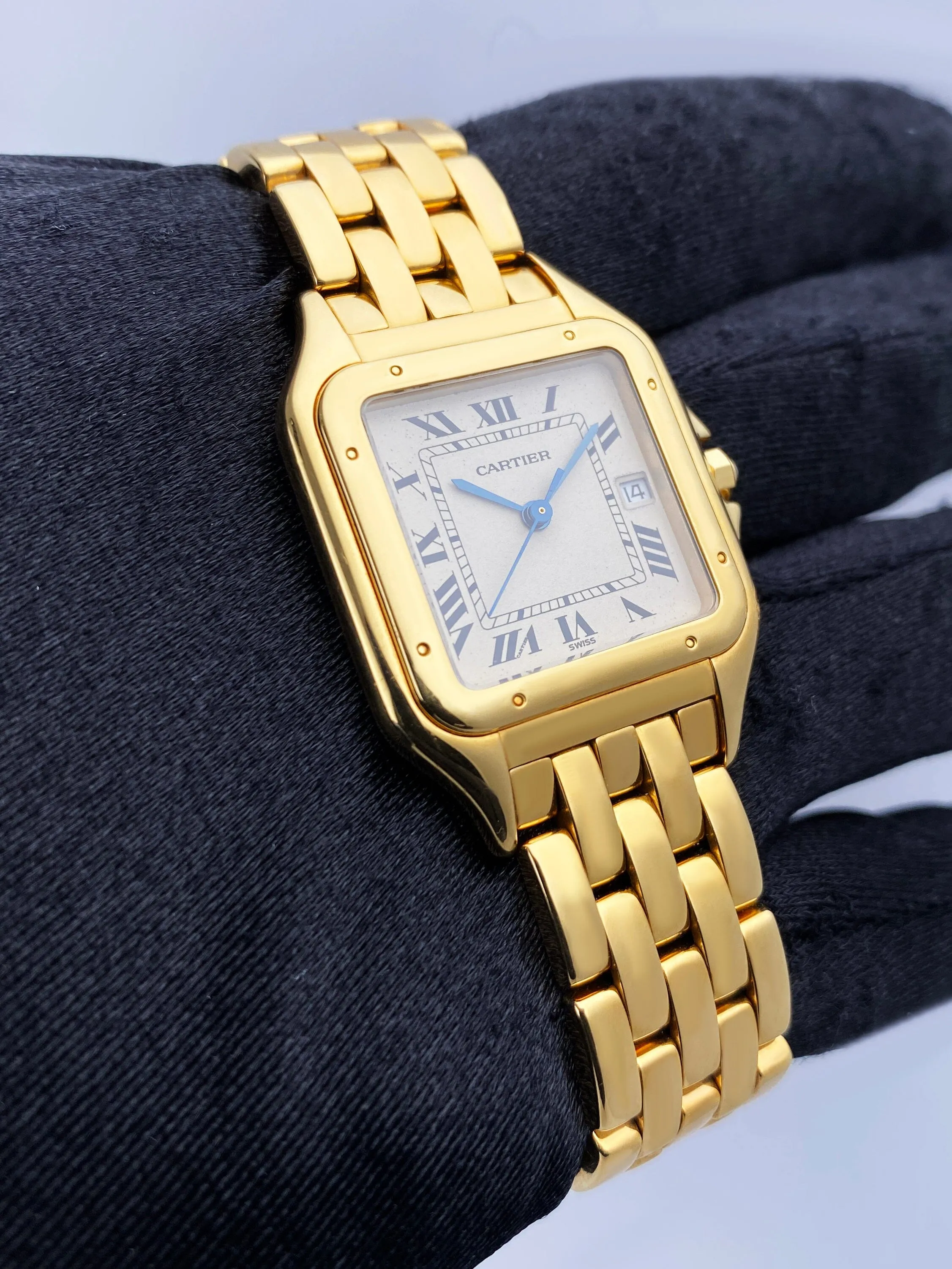 Cartier Panthere Large 18K Yellow Gold Mens Watch