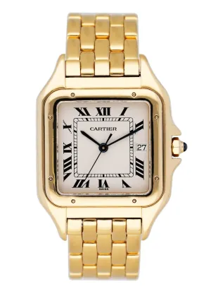 Cartier Panthere Large W25014B9 18K Yellow Gold Watch