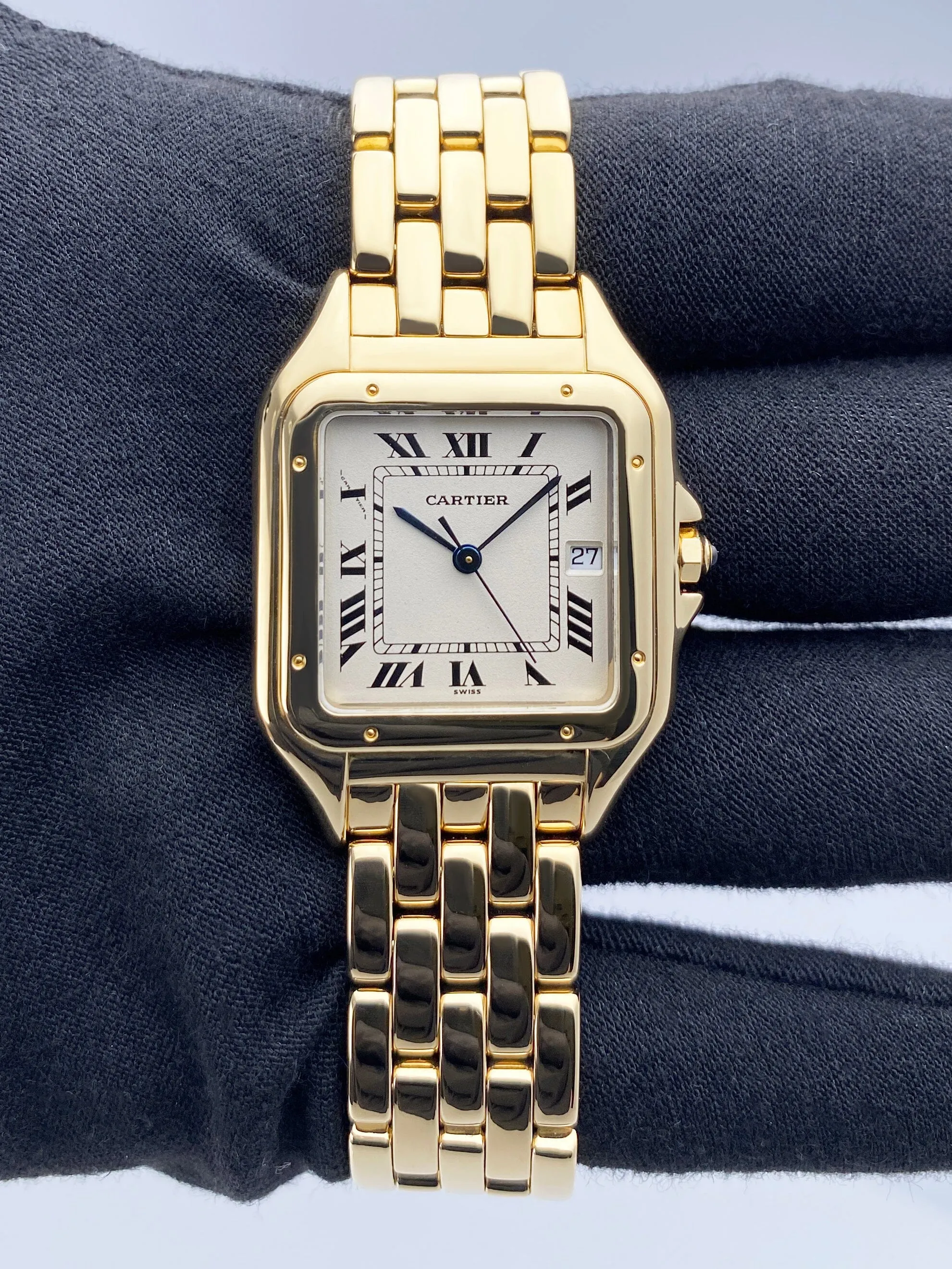 Cartier Panthere Large W25014B9 18K Yellow Gold Watch