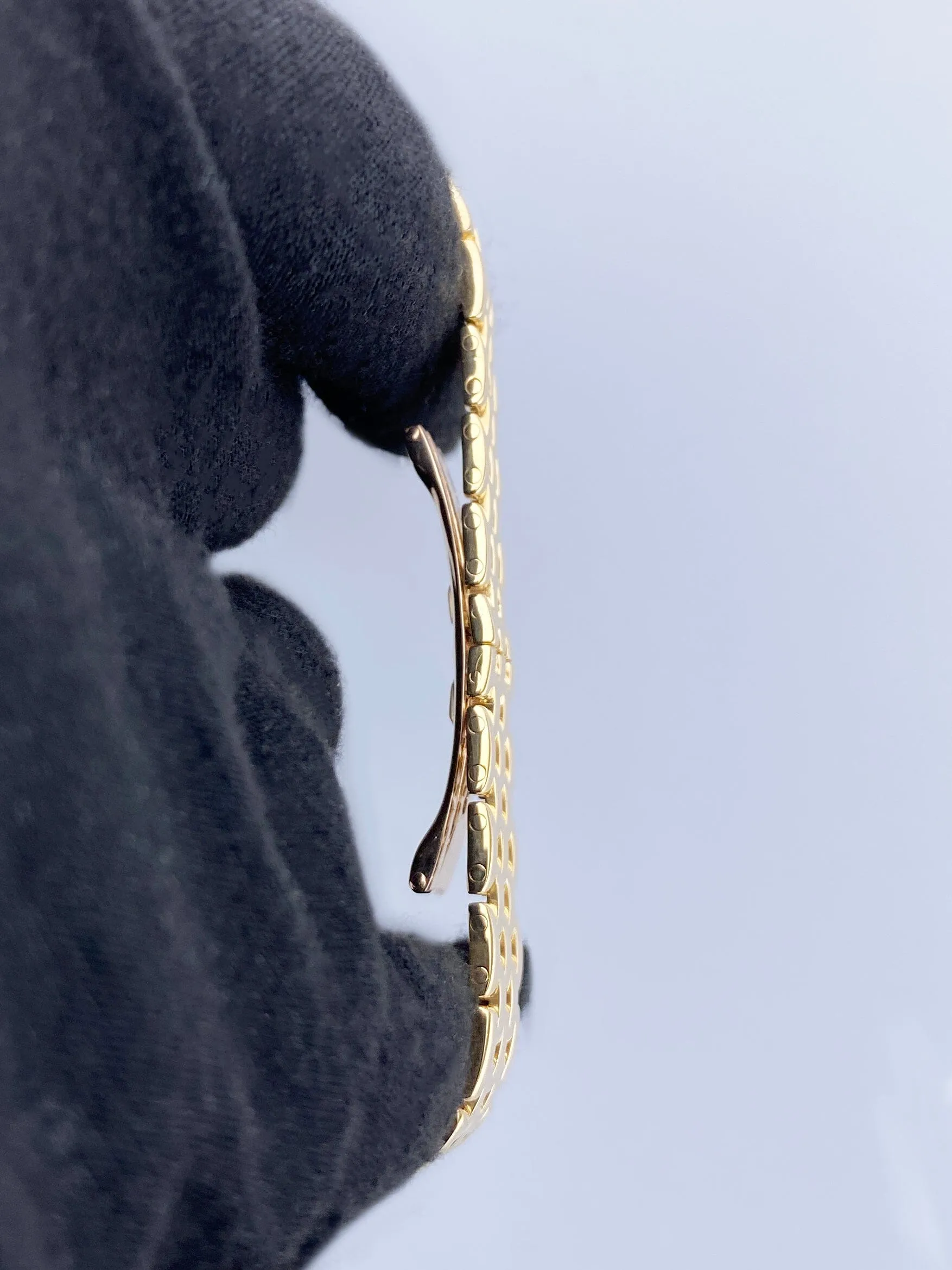 Cartier Panthere Mini WF3182B9 18K Yellow Gold Diamond Ladies Watch
