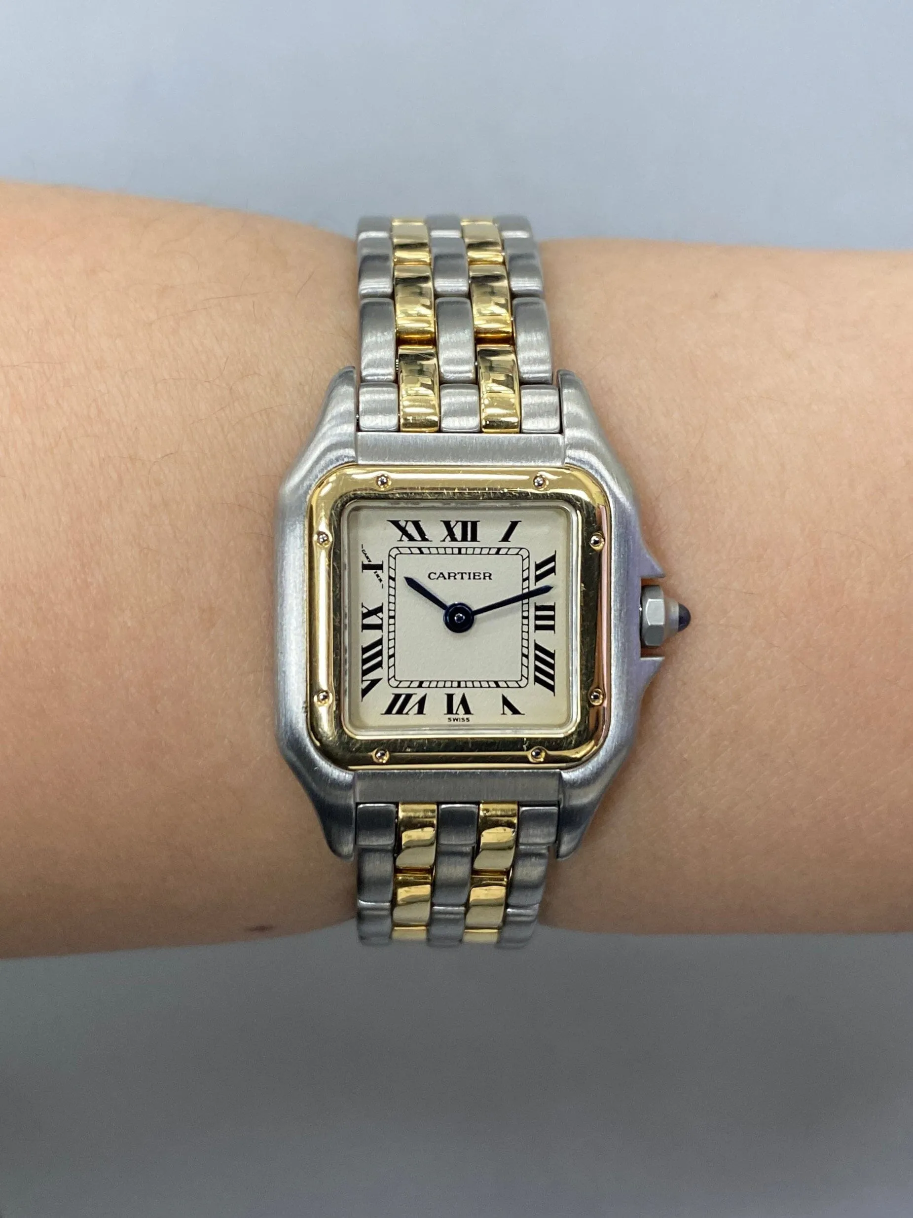 Cartier Panthere W25029B6 Two Rows Ladies Watch