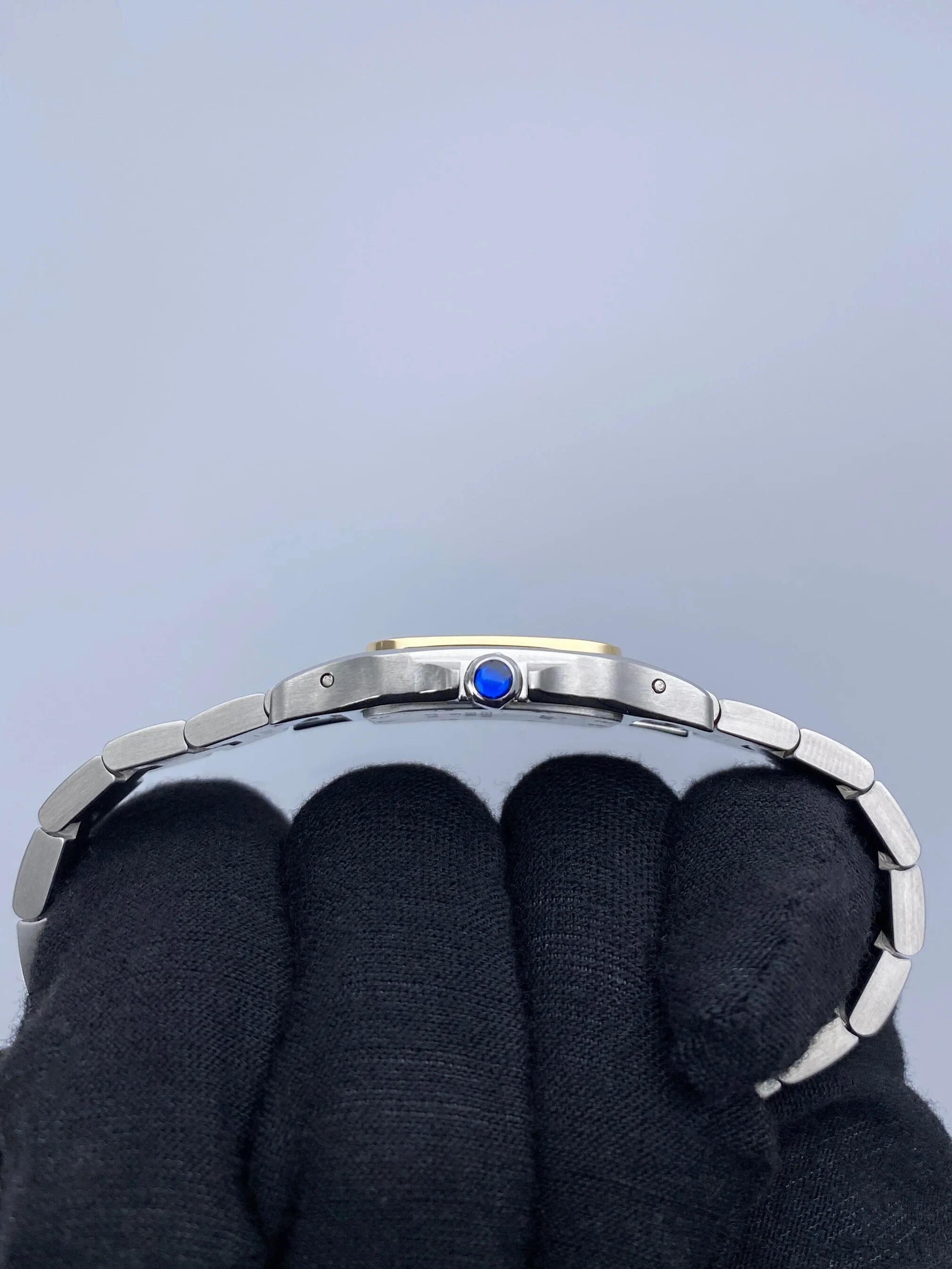 Cartier Santos Galbee W20012C4 Two Tone Ladies Watch