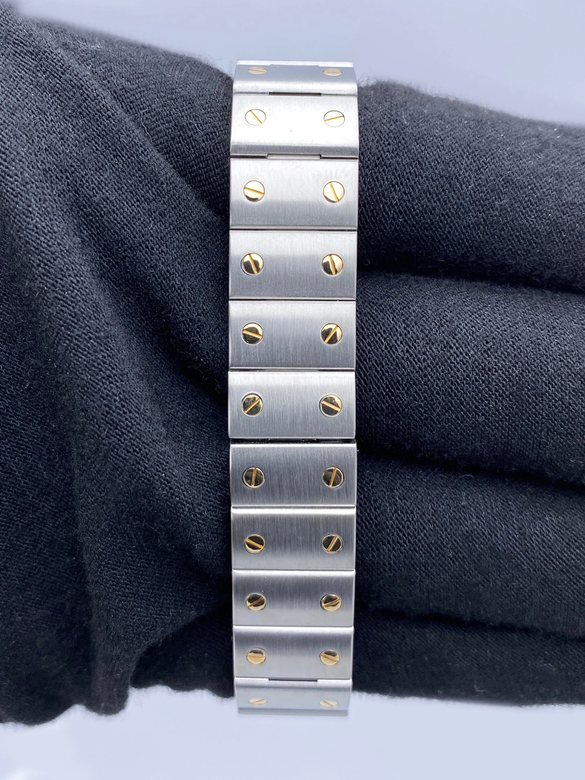 Cartier Santos Galbee W20012C4 Two Tone Ladies Watch