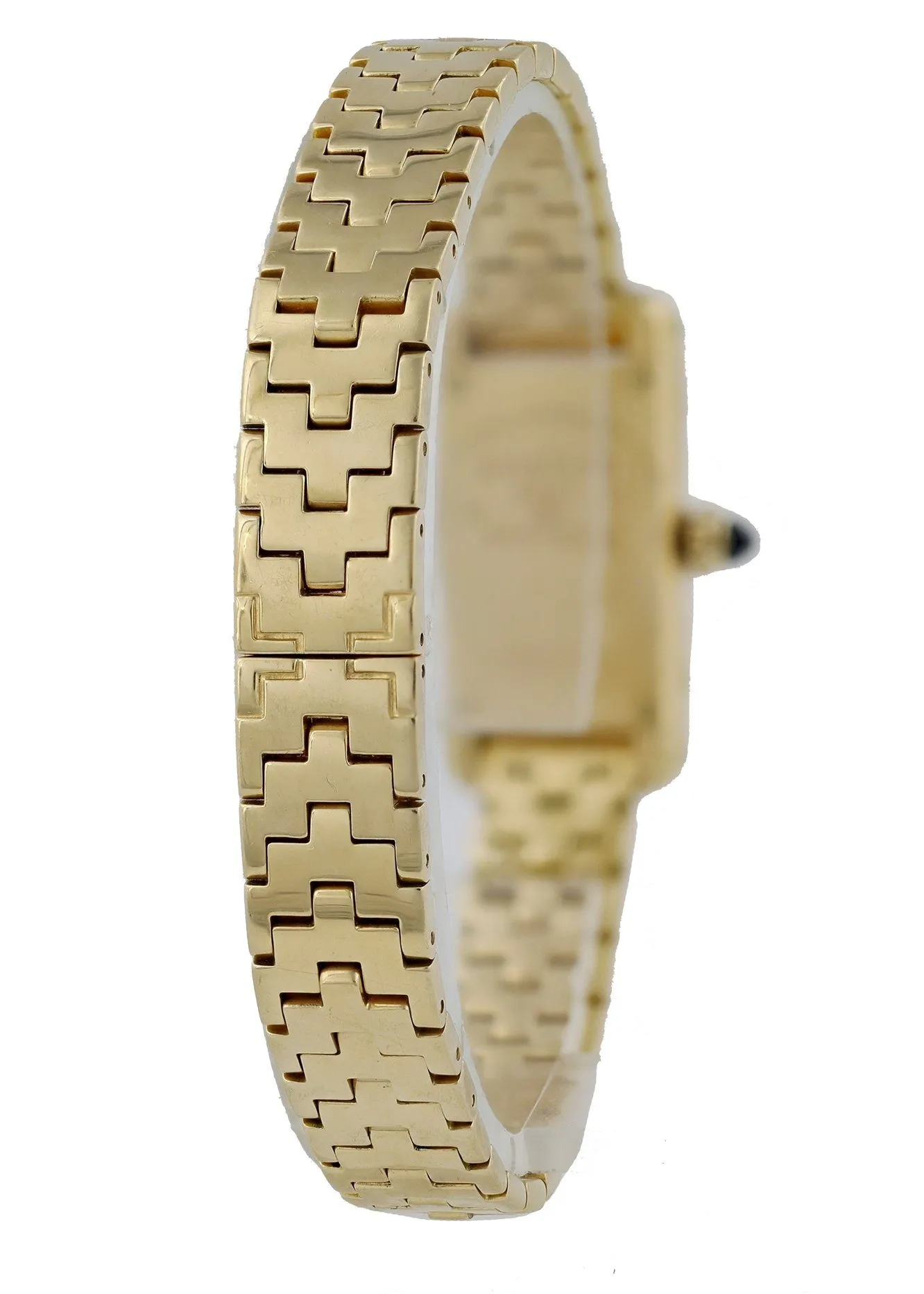 Cartier Tank Americaine Mini 1380 18K Yellow Gold Laides Watch