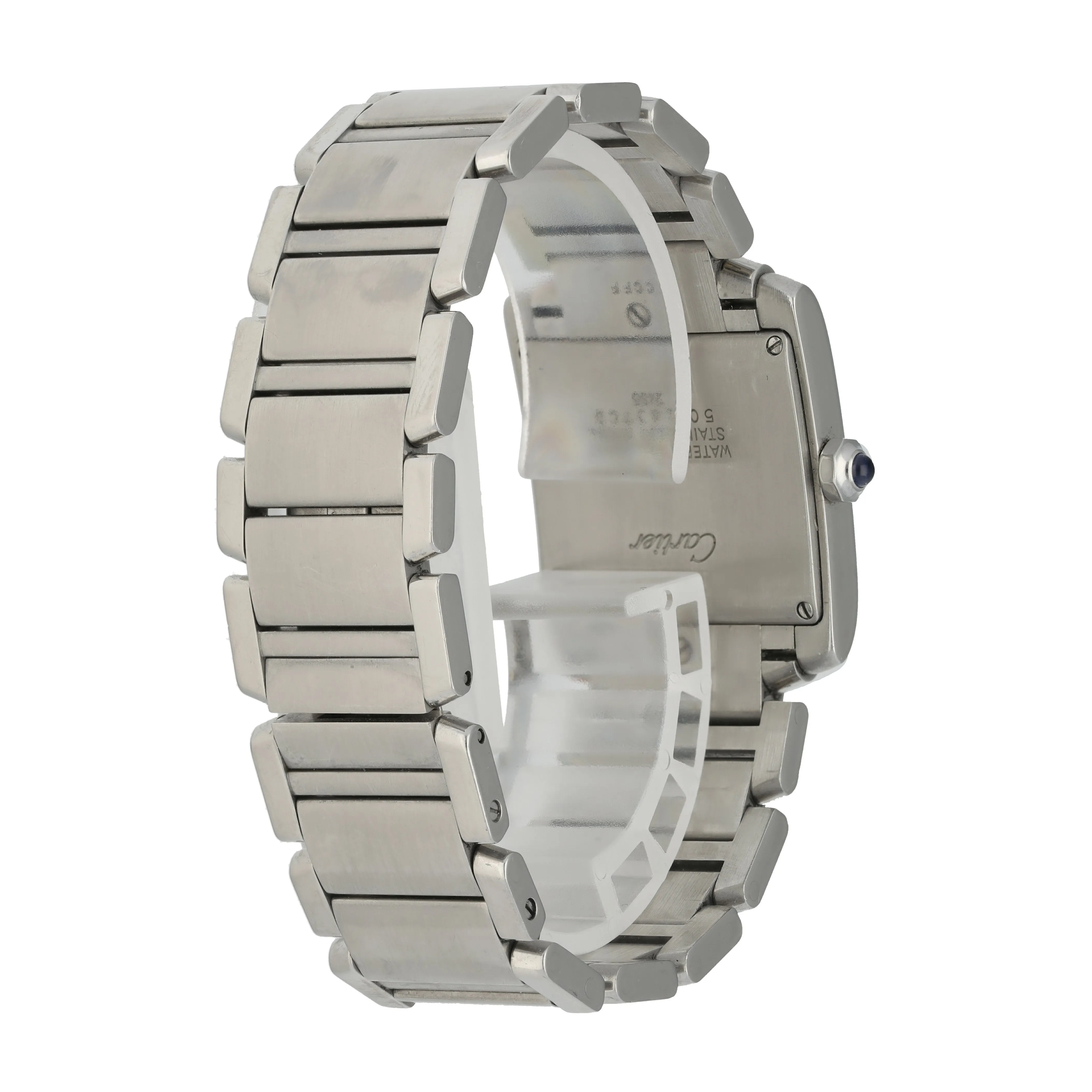 Cartier Tank Francaise 2465 Ladies Midsize Watch Box Papers