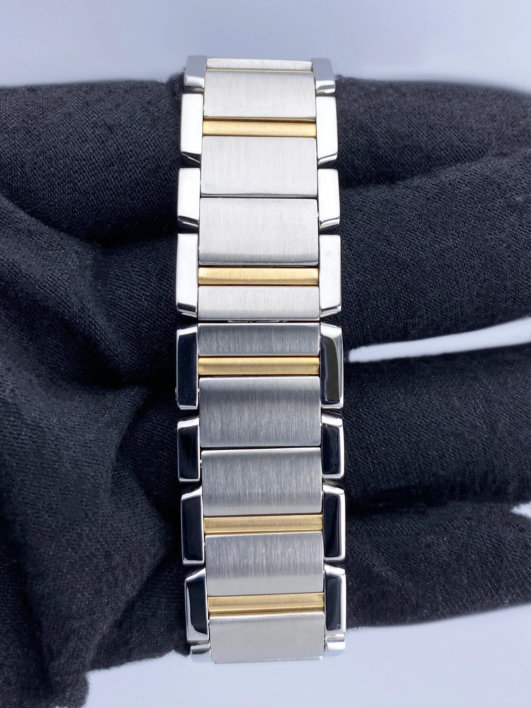 Cartier Tank Francaise W51012Q4 Two Tone Midsize Ladies Watch