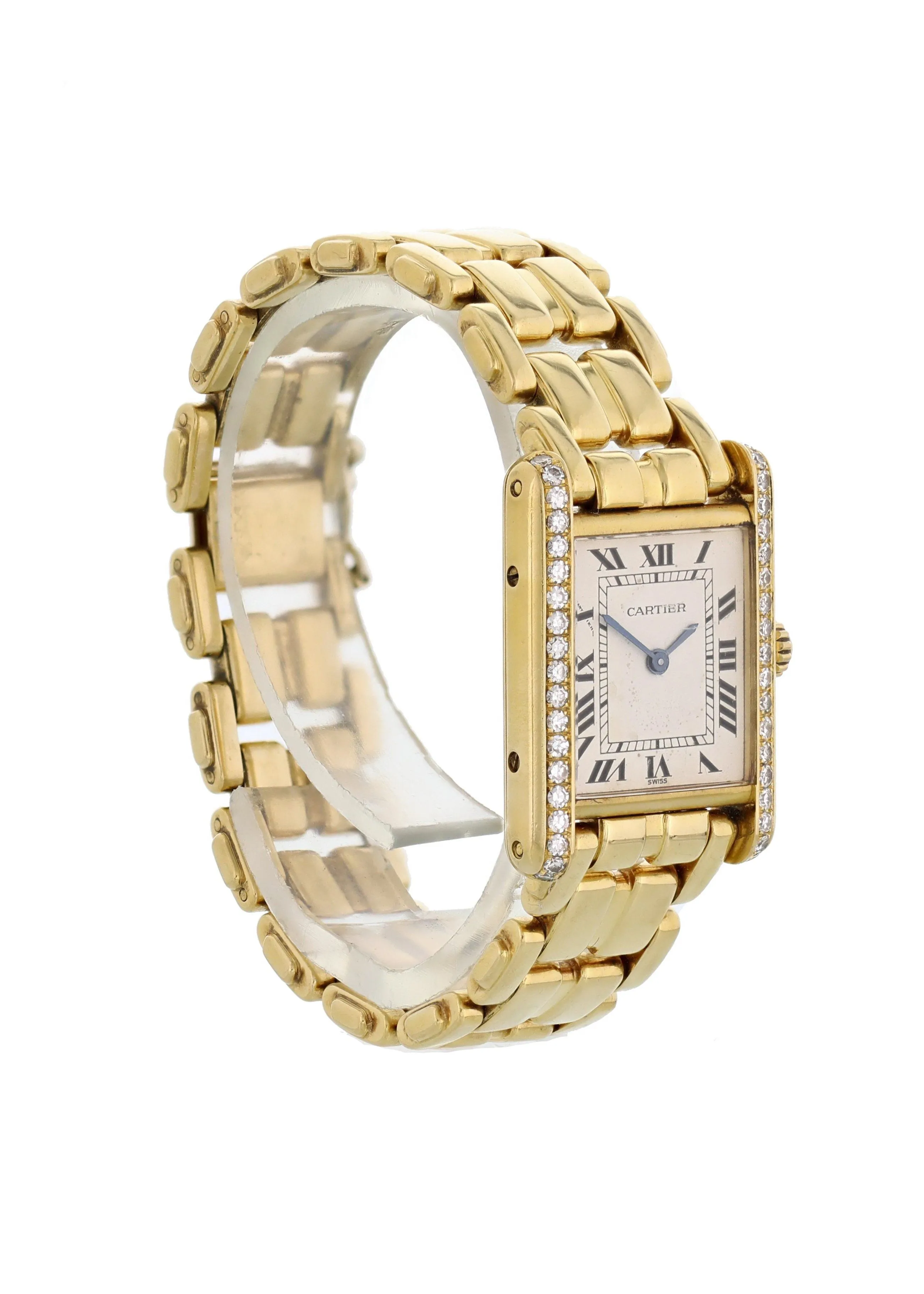Cartier Tank Paris 18k Yellow Gold Ladies Watch