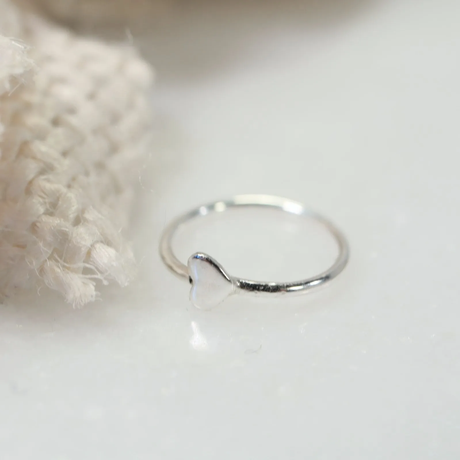 Cartilage Hoop Earring Hearts - Endless, Choose Your Diameter, Gauge, Metal
