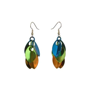 Cascading Leaves Short Earrings - Magical Woodland