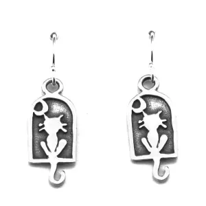 Cat Earrings-S9902E
