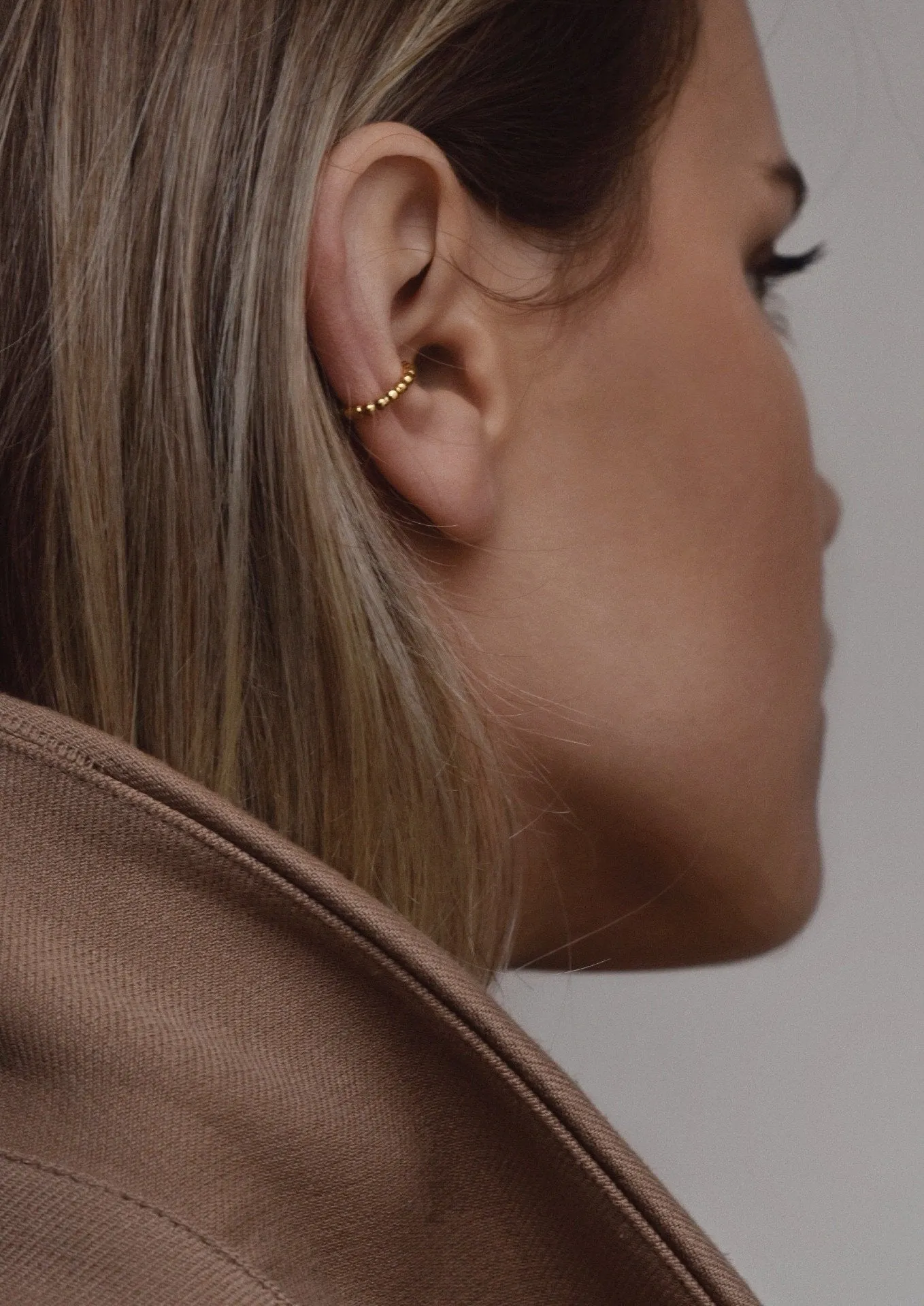 Champagne Ear Cuff Gold