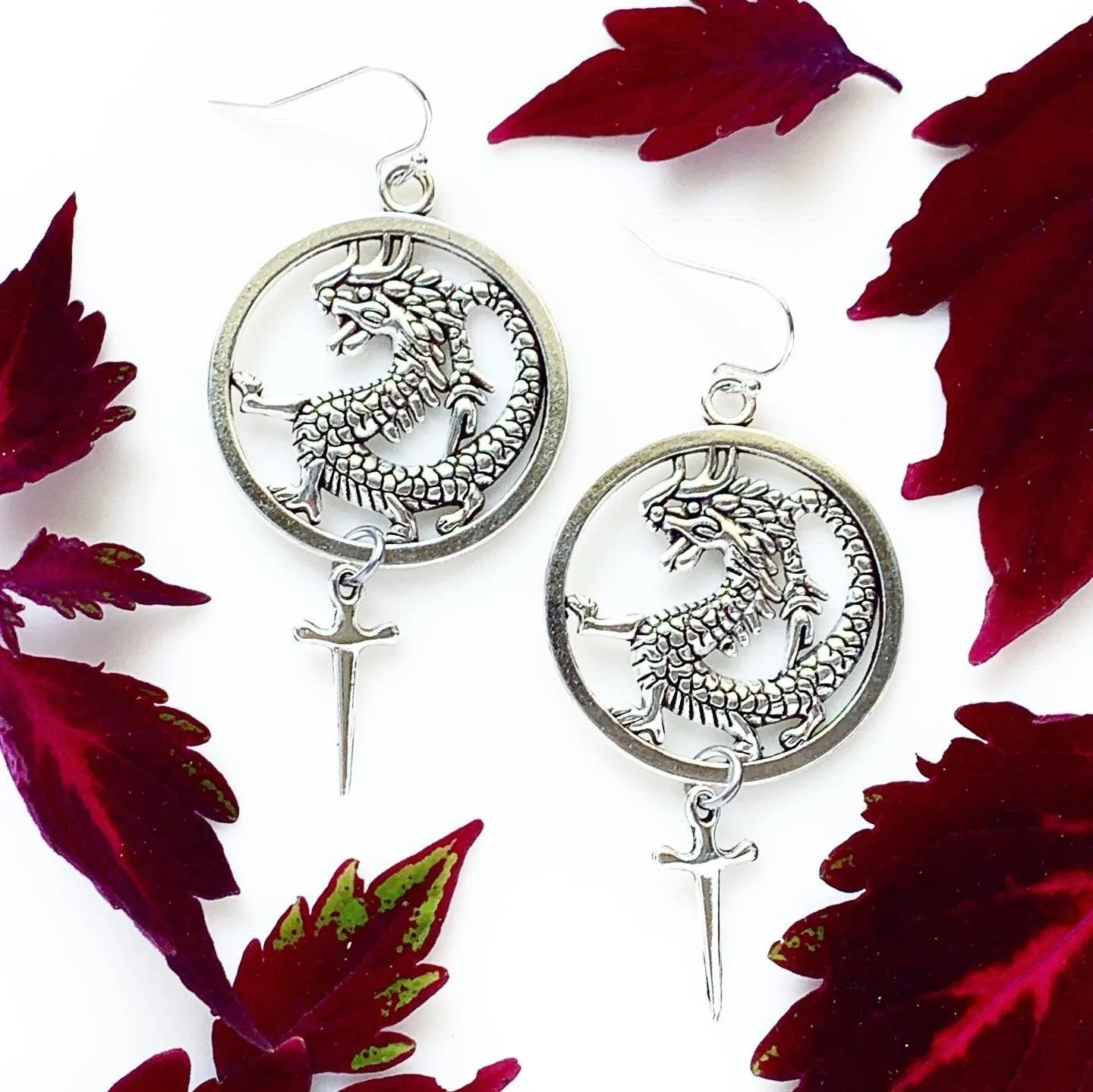 Chinese Dragon Earrings