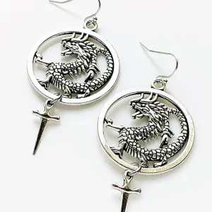 Chinese Dragon Earrings