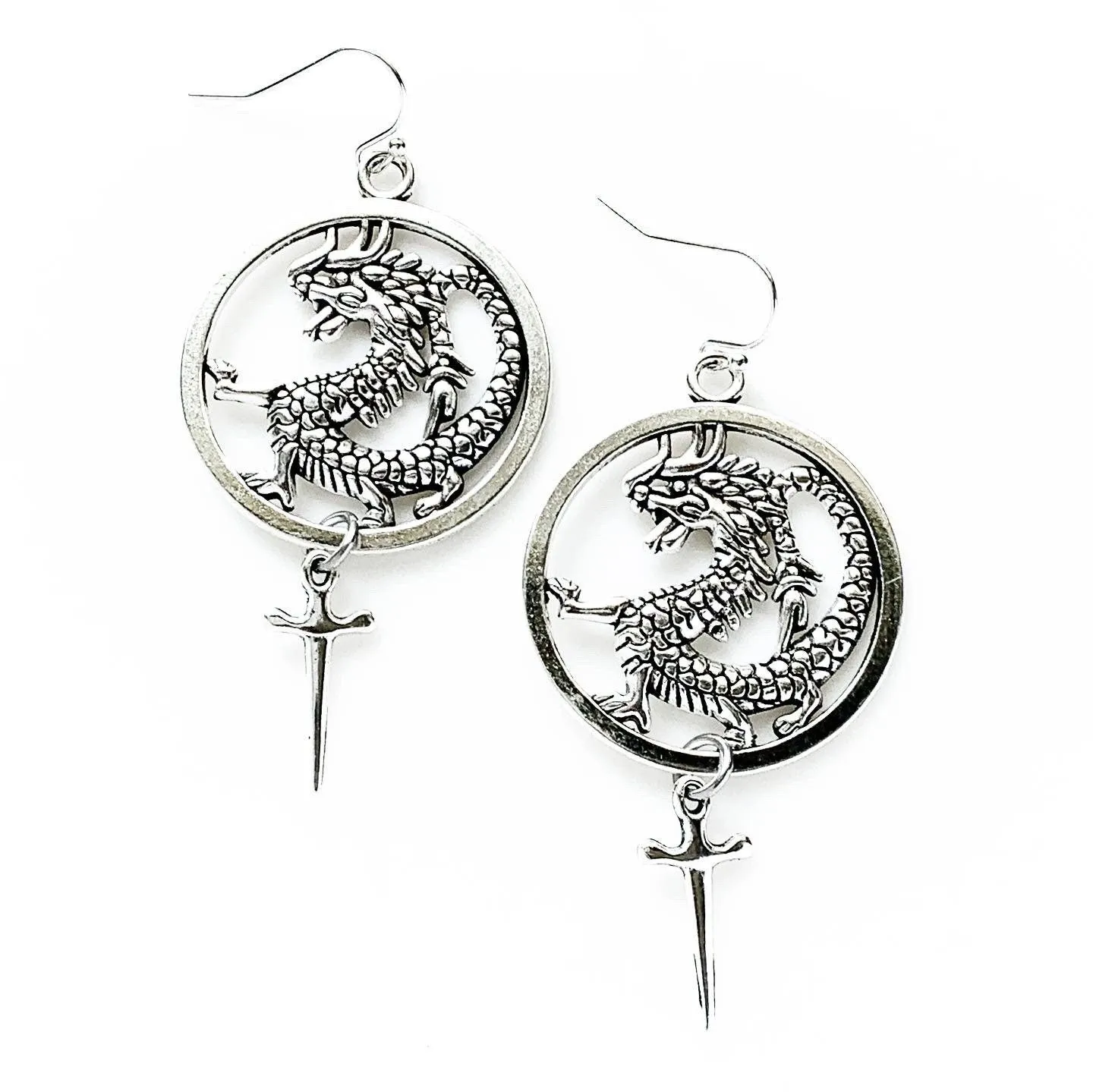 Chinese Dragon Earrings