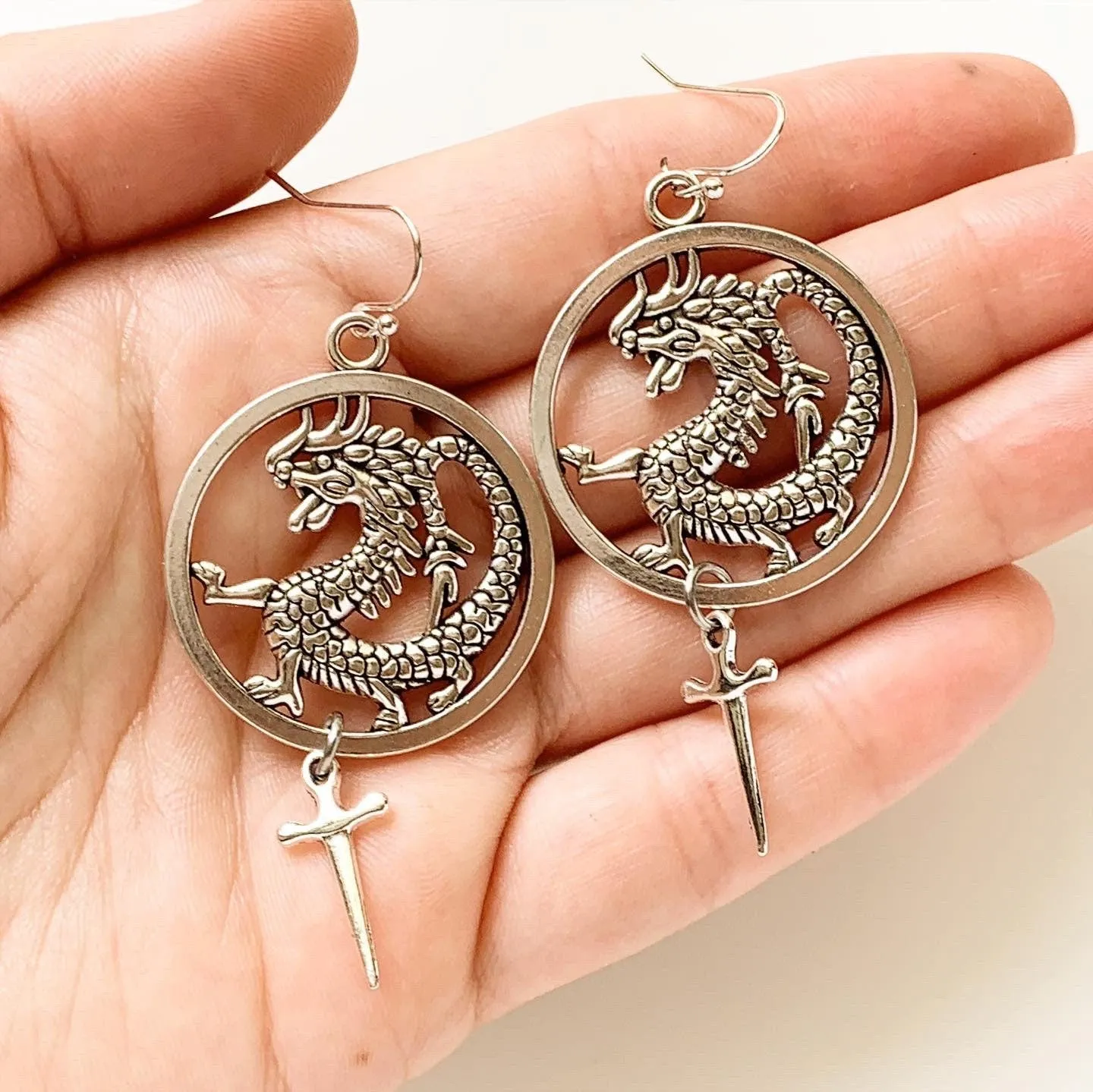 Chinese Dragon Earrings