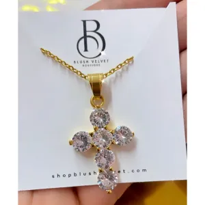Chubby Crystal Cross