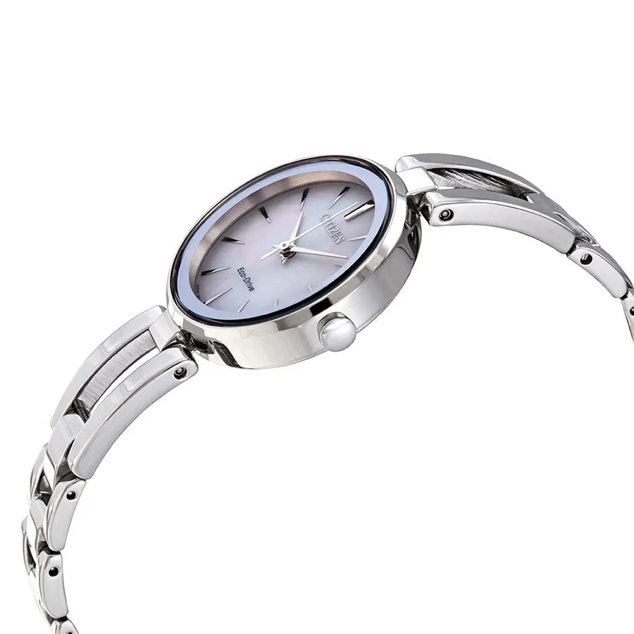 Citizen Axiom Mother of Pearl Ladies Watch EM0630-51D