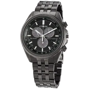 Citizen Brycen Perpetual Chronograph Black Dial Men's Watch BL5567-57E