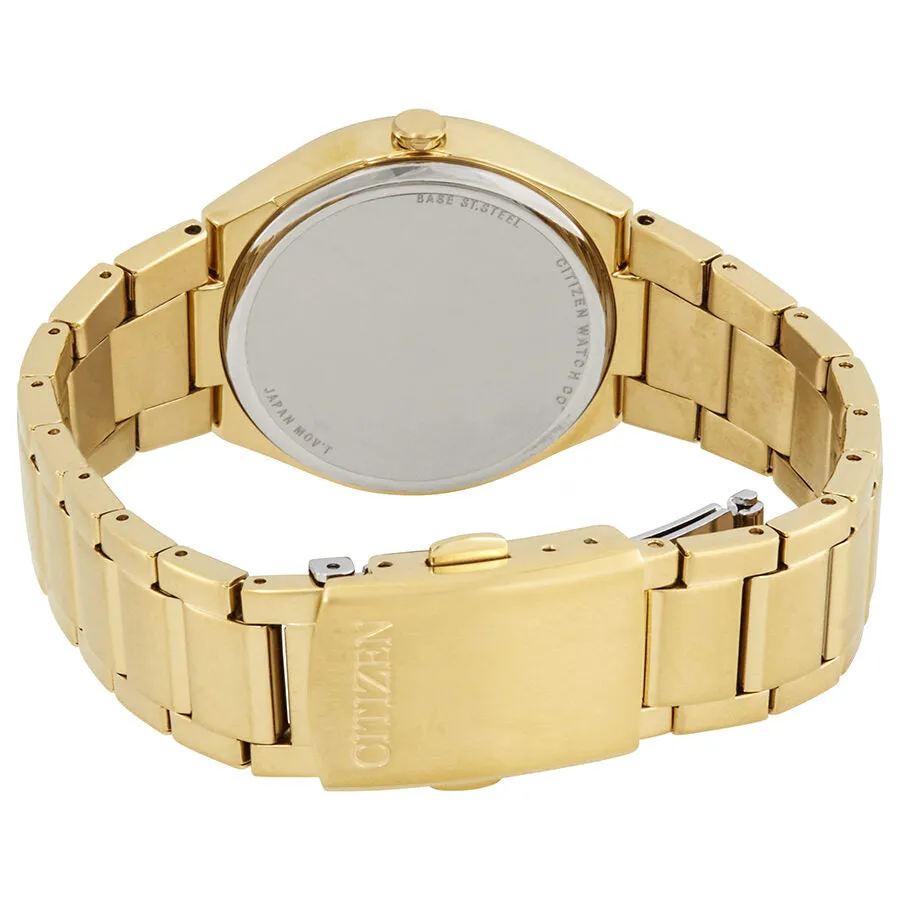 Citizen Chandler Silver Dial Yellow Gold-tone Ladies Watch FE6022-85A