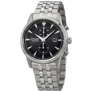 Citizen Corso Eco-Drive Chronograph Black Dial Men's Watch CA7000-55E