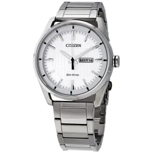 Citizen Drive Silver Dial Stainless Steel Men's Watch AW0080-57A