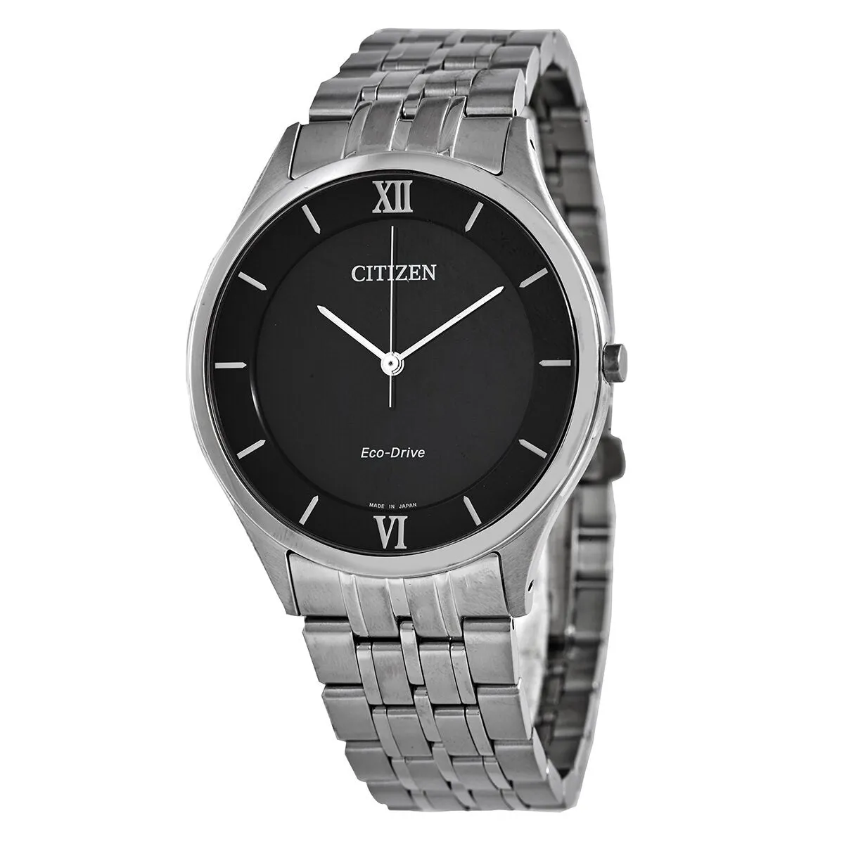 Citizen Eco-Drive Black Dial Stainless Steel Men's Watch AR0070-51E