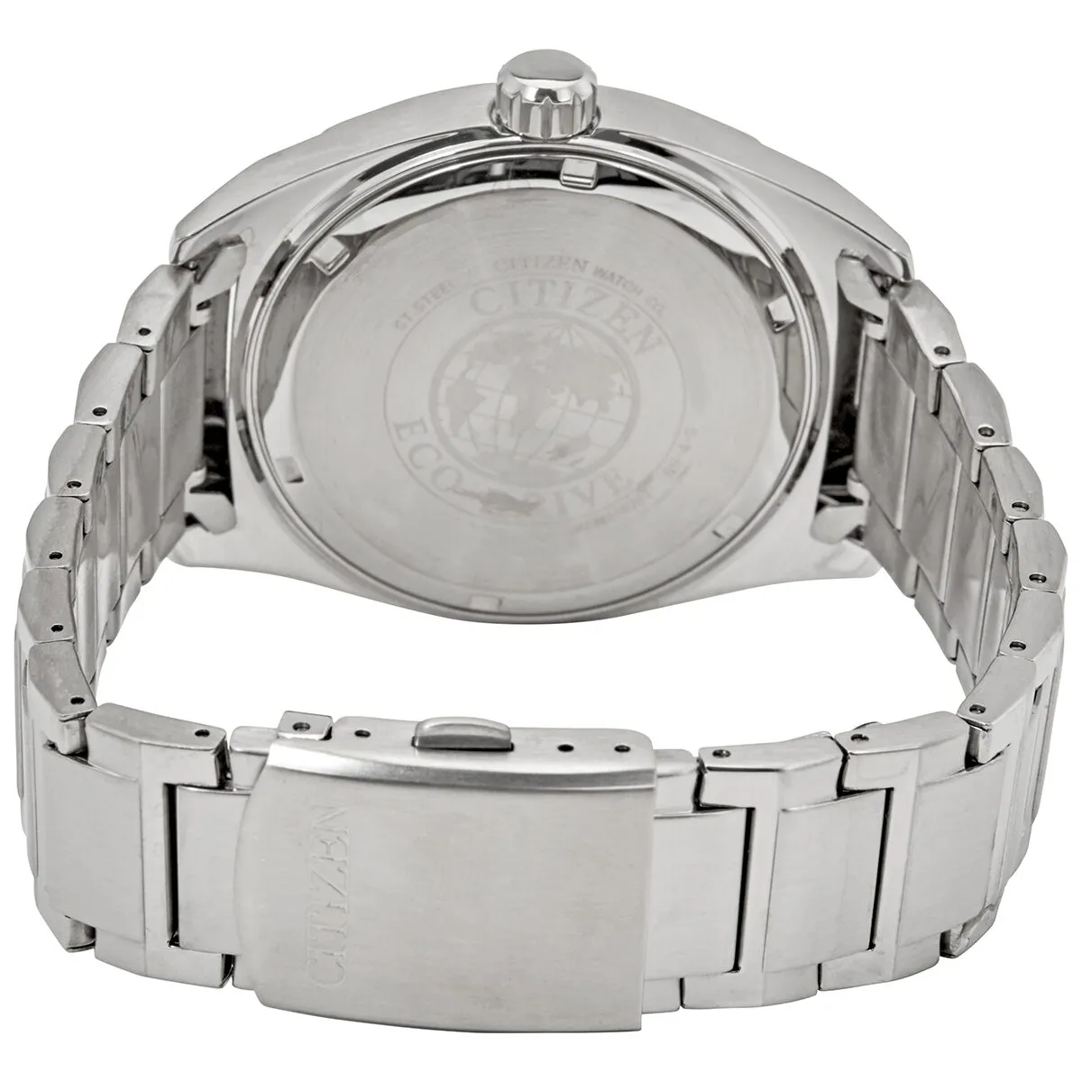 Citizen Eco-Drive Black Dial Stainless Steel Men's Watch AW1040-56E