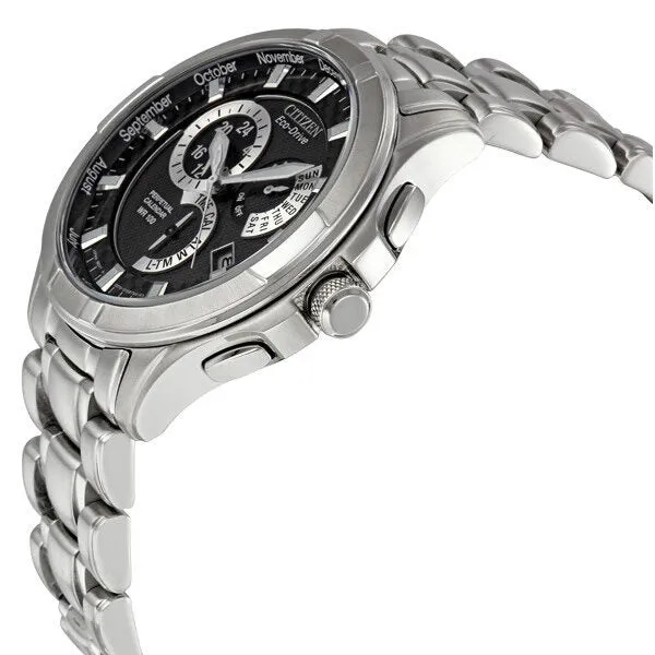 Citizen Eco Drive Calibre 8700 Black Dial Stainless Steel Men's Watch BL8090-51E