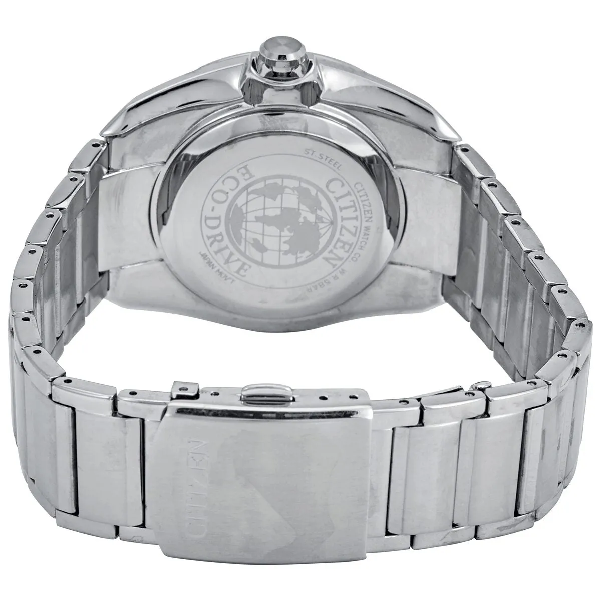 Citizen Eco-Drive White Dial Stainless Steel Men's Watch AW1010-57B