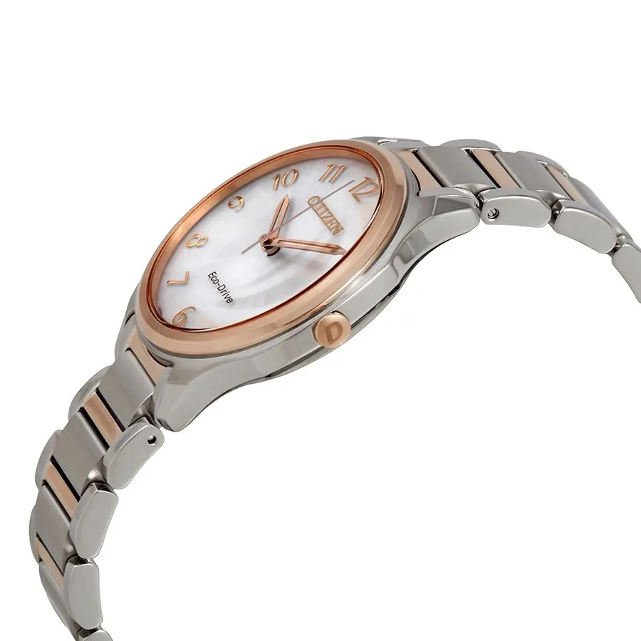 Citizen LTR Eco-Drive Silver Dial Ladies Watch EM0756-53A